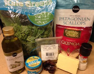 scallop kale salad ingredients